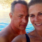 Tom Hanks y Rita Wilson, en una foto que la actriz ha compartido en Instagram.