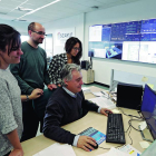 Vicente Martín, jefe del Grupo de Investigación Gen-Ambiente y Salud de Inbiomed, con otros expertos. MARCIANO PÉREZ.