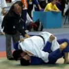 Jorge Yugueros, de blanco, se proclamó campeón absoluto de España en la competición militar
