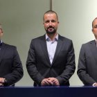 Óscar Fidel Rodríguez, Jorge Luis Rodríguez y José Luis Mallo, de Tecoi. DL
