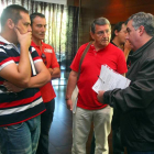 Reunión en Ponferrada, del SERLA con los representantes sindicales de minería, a la que no han acudido los representantes de las empresas mineras.