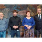 José Ramón Morala, Pablo López Presa, María Cristina Egido y Nicolás Bartolomé Pérez. DL