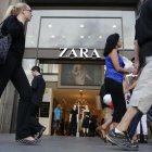 Tienda de Zara (Inditex) en la Gran Via de Barcelona.