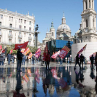 Una de las reivindicaciones sindicales para que el Gobierno suba el salario mínimo. JAVIER CEBOLLADA