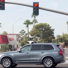 Coche automático de Uber en California