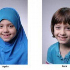 Imagen de los dos niños que han sido secuestrados por su madre, que se los ha llevado al Estado Islámico.