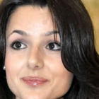 Sara Dueñas, en un momento de la entrevista.