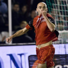 Pablo Infante, integrante del Mirandés, líder del grupo 2.