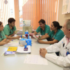 Médicos del servicio de Neumología. L. DE LA MATA
