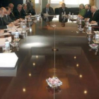 Un momento del último encuentro de la Federación Regional de Cajas, el pasado 22 de diciembre