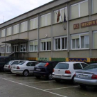 Entrada del instituto Bergidum Flavium de Cacabelos.