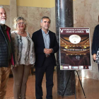 Beaumont, Santos, Palazuelo y Martínez, ayer en el Teatro. RUBÉN