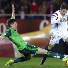 El Celta sumó en Sevilla su sexta derrota consecutiva.