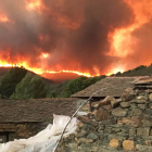 Imagen del incendio que asoló La Cabrera. RAMIRO