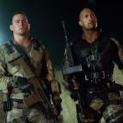 Channing Tatum y Dwayne Johnson, en una escena de la película 'G.I. Joe: la venganza'.