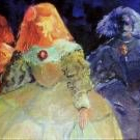 Detalle de la obra «Meninas», de Nicolás Solana, que puede verse en Caja España