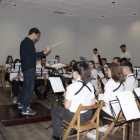 Concierto de la banda juvenil de música en el salón de actos del IBO. CAMPOS