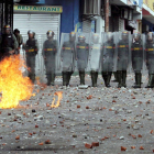 Incidentes en Venezuela, hace unas semanas.