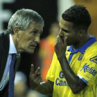 Quique Setién y Jonathan Viera, dos de los artífices del éxito de Las Palmas.