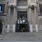 Fachada de la Audiencia de Barcelona.