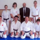 Los integrantes del Otoshi Club que superaron los exámenes a cinturón negro 1.º y 3.º DAN.