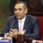 Maikel José Moreno Pérez, tras su acto de posesión en Caracas, el 24 de febrero.