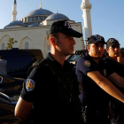 Policía turcos en Estambul en una foto de archivo.