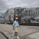 El mural de Templum Libri sustituirá al de Peñalba en las ruinas de la calle Gil y Carrasco.
