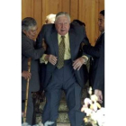 Pinochet en una foto de la semana pasada cuando cumplió 91 años