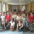 Gancedo, Flórez y Cabañas acudieron a la exhibición de actividades de los participantes en Vida Activa. DL