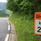 La carretera GI-627, donde se produjo el accidente mortal. DL
