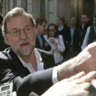 Rajoy visita Pontevedra, la ciudad donde fue concejal y de la que fue declarado persona 'non grata'.