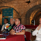 Rafael Martínez, José M. Perelétegui, Mateo Aparicio, Pedro L. Huerta y Gerardo Boto, en el acto.