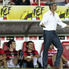 Antonio Álvarez, entrenador del Sevilla, espera conseguir un resultado positivo en Braga.