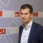 Tudanca, el pasado lunes, en su primer acto como líder.