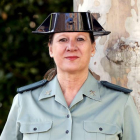 La agente de la Guarida Civil de León en la Comandancia