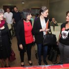 Eva Solla acudió a Ponferrada a la mesa de debate del PCE sobre el futuro de Compostilla. ANA F. BARREDO