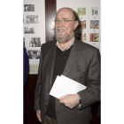 Joaquín Díaz, ayer, antes del homenaje en Valladolid.