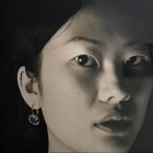 Una de las obras del artista leonés José Granizo. CUEVAS
