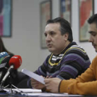Benedicto Díez y Carlos Lozano, en la rueda de prensa de ayer.