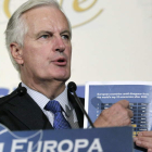 Barnier, durante su participación en el Fórum Europa.
