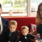 La familia Bublé-Lopilato, el pasado mes de octubre.