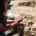 La excavación ha revelado un numeroso ajuar funerario.