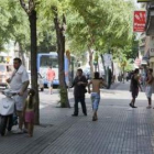 Calle en la que ayer tuvo lugar el enfrentamiento.