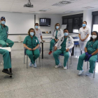 El equipo de profesionales del Hospital San Juan de Dios que ha participado en el proyecto nacional. RAMIRO