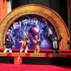 Los miembros del elenco de la pelicula de Marvel Studios Avengers Endgame.