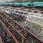 El tramo ferroviario entre León y la entrada de los túneles se lleva una inversión de casi 47 millones de euros. RAMIRO.