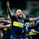 Los jugadores de Boca Juniors celebran la clasificación para la final de la Copa Libertadores