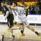 ‘Richi’ Díez en gesto habitual suyo en un partido.