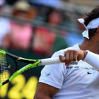 Rafael Nadal, en su partido ante Gilles Muller.